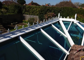  Hard to access conservatory roofs 